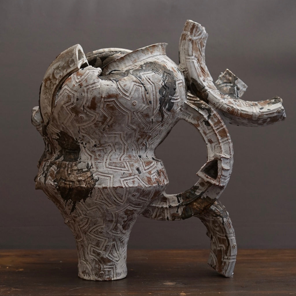 Beyond The Infinity Ceramic Sculpture #HT1