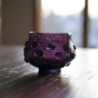 "RAHOTSU" Buddha's Curls Tea Ceremony Bowl #F1