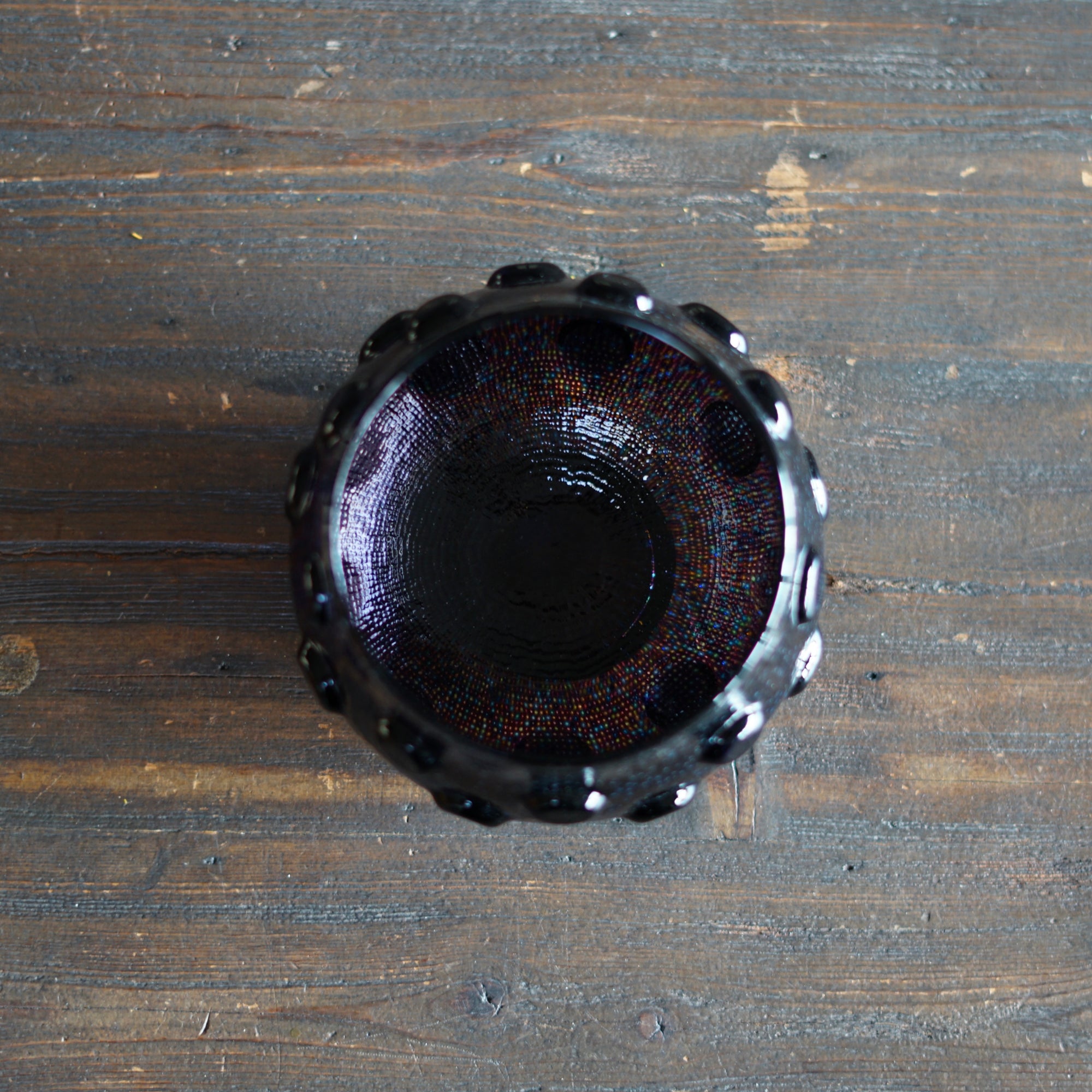 "RAHOTSU" Buddha's Curls Tea Ceremony Bowl #F1