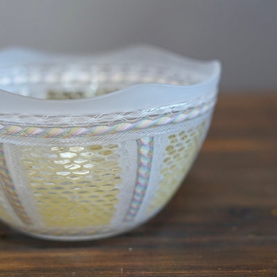 Honey Comb Crown Bowl #U20