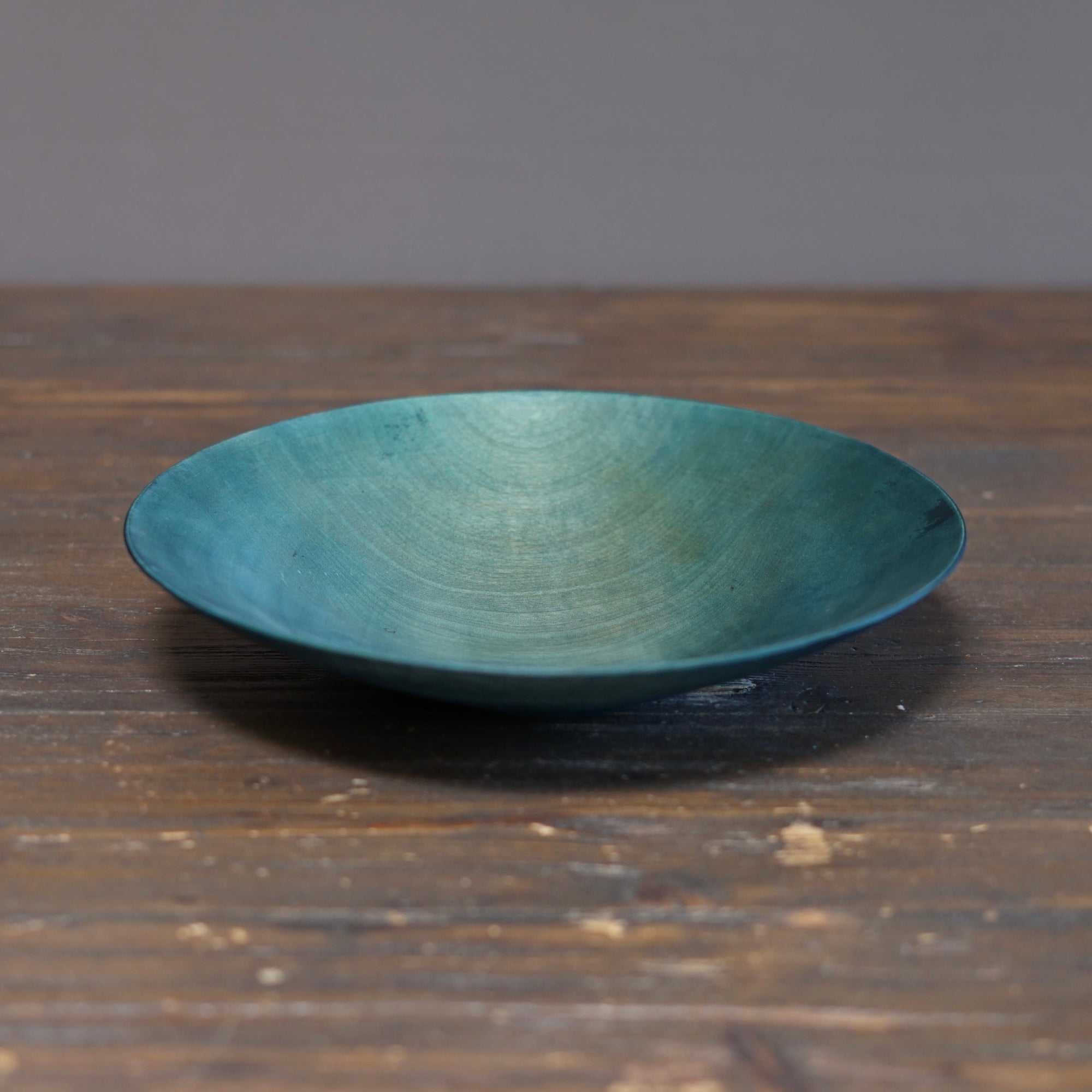 Medium Indigo Shallow Bowl #YO14
