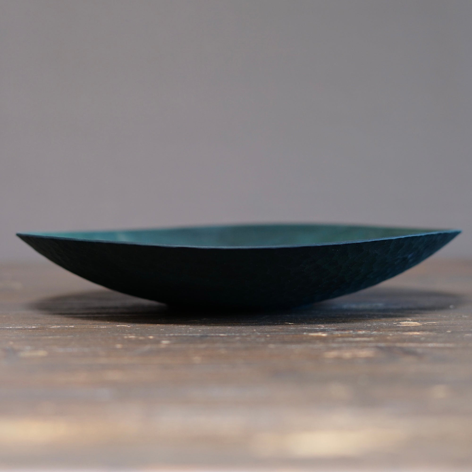 Large Indigo Shallow Bowl #YO10