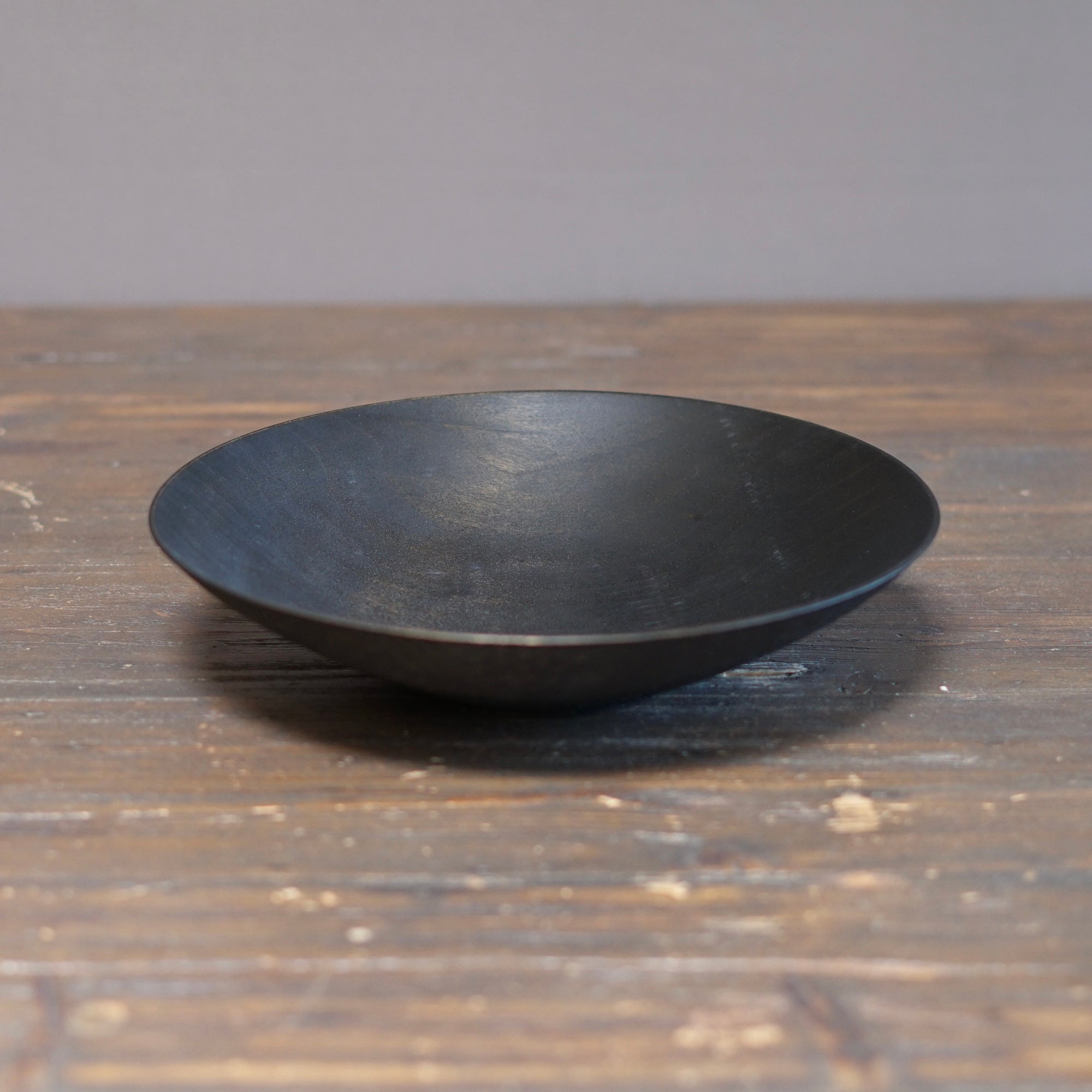 Medium Black Shallow Bowl #YO15