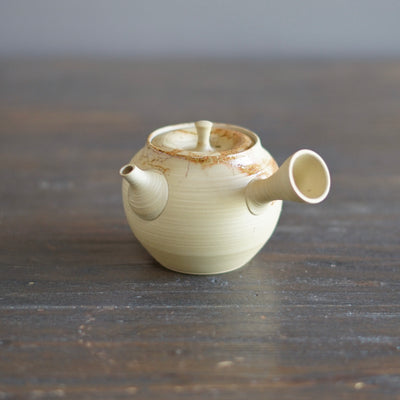 Scarlet MOGAKE KYUSU Teapot #MH3