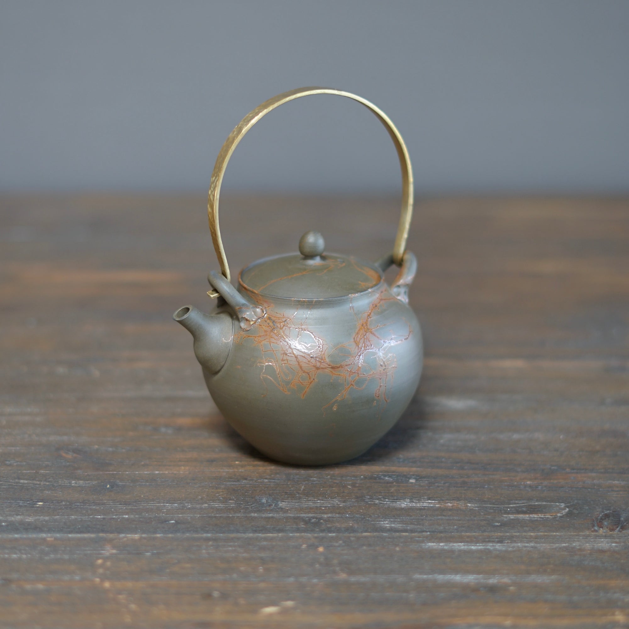 Scarlet MOGAKE DOBIN Teapot #MH6A