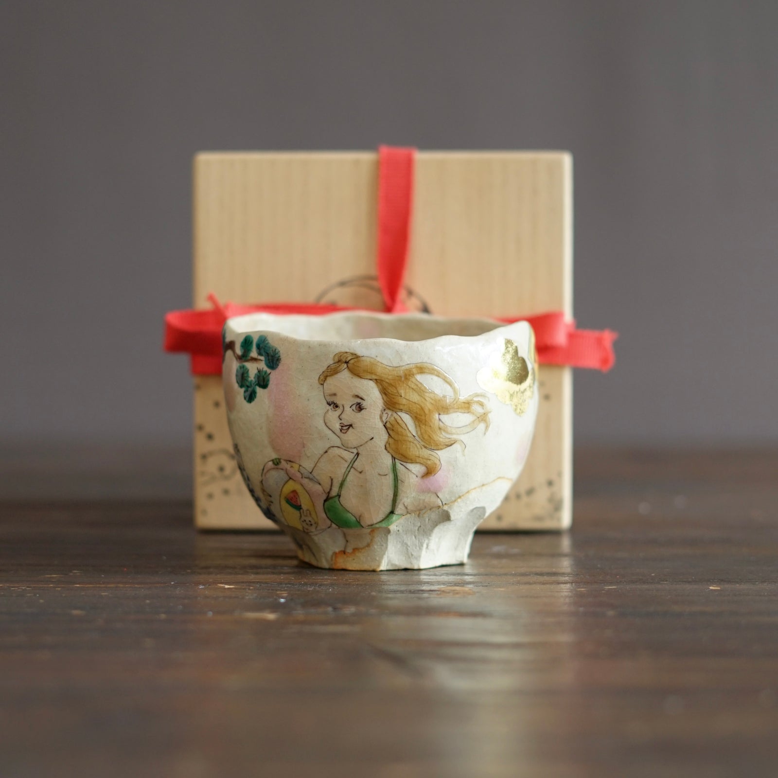 "Beach Bowl" Tea Ceremony Bowl  #MA146