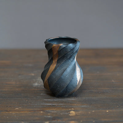 Twisted Copper Flower Vase #OMT128D