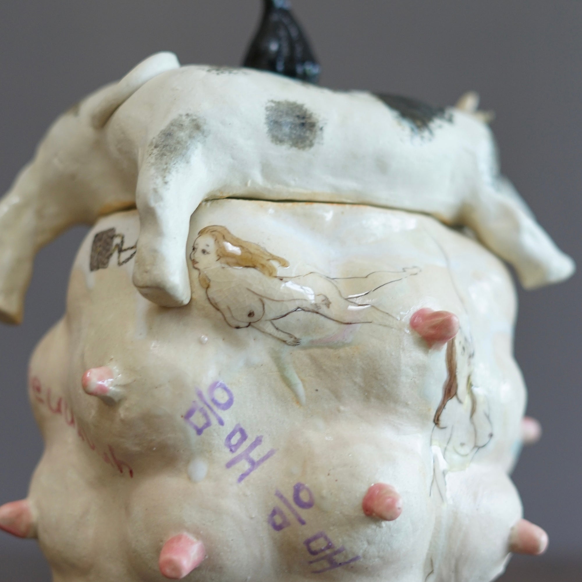 Moo Moo's Lidded Jar #MA135