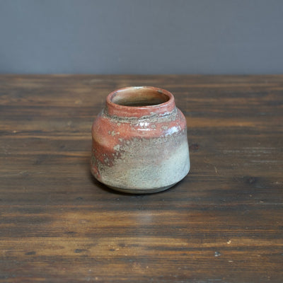 RAKU Fired Flower Vase #AT858