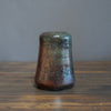 Metalic RAKU Flower Vase #AT12