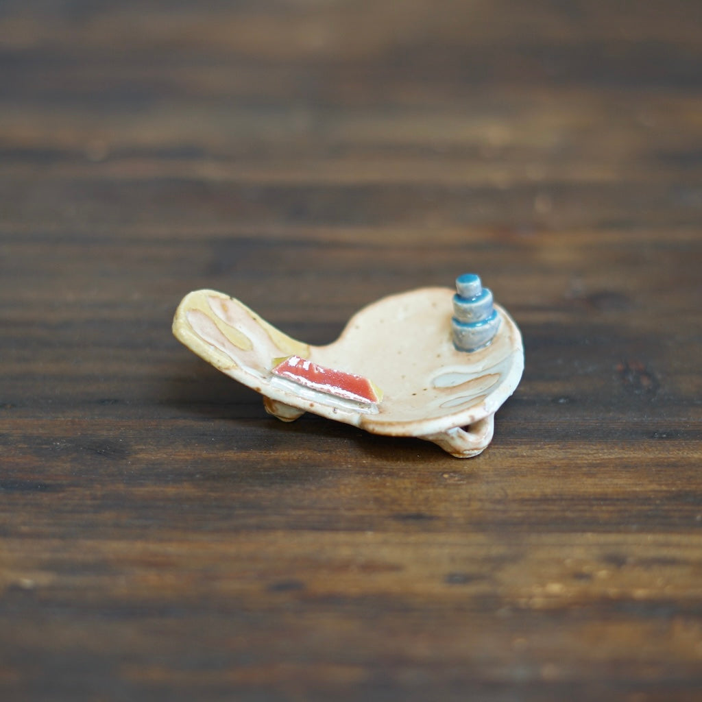 Small Abstract Plate #KB8C