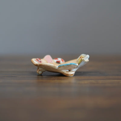 "Beach Day" Small Abstract Plate #KB8D