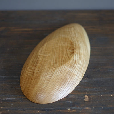 Hand Carved Oblong Serving Bowl #YT30