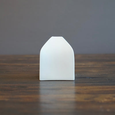 White Bud Vase #KT109