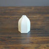 Six Sided White Bud Vase #KT112