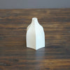 Six Sided White Bud Vase #KT114