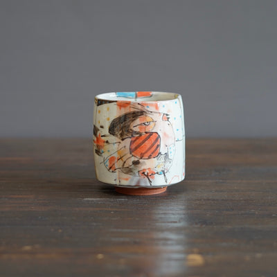 Finch YUNOMI Tea Cup #BC67C