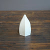 Six Sided White Bud Vase #KT120