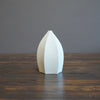 Six Sided White Bud Vase #KT121