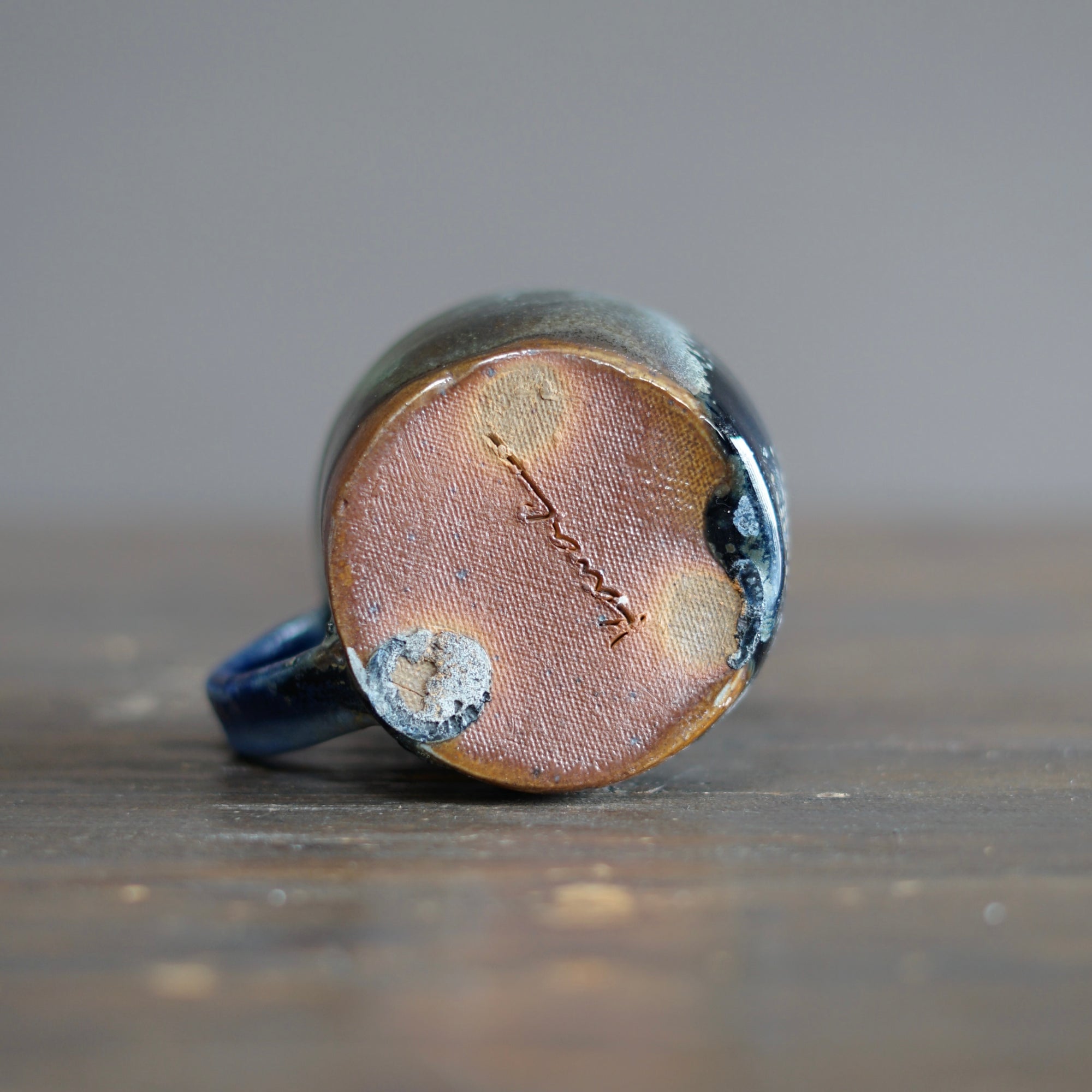 Blue TENMOKU Regular Wraps Mug #KY203B