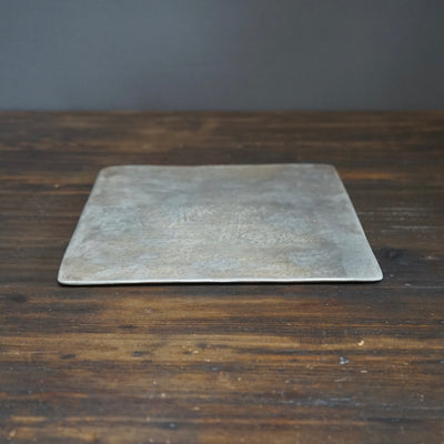 Silver Glazed Square Platter #NK116