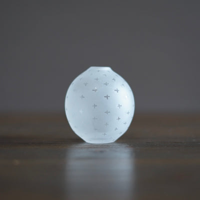 Frosted Globe Bud Vase #YY17