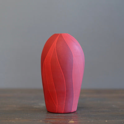 Small Red Flower Vase #AY10