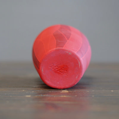 Small Red Flower Vase #AY10