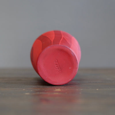 Small Red Flower Vase #AY12