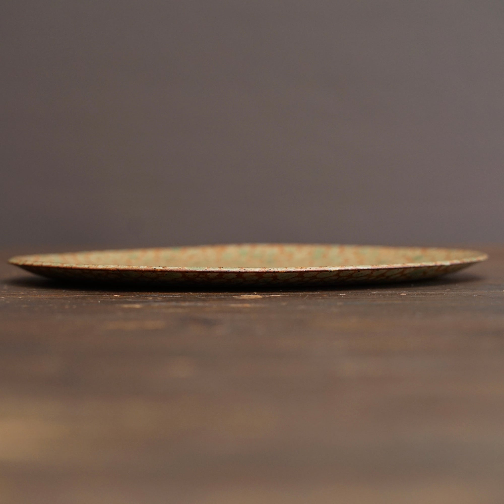 Autumn Dots Oval Plate #LK929A
