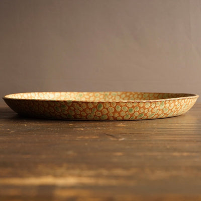 Autumn Dots Serving Platter #LK926A
