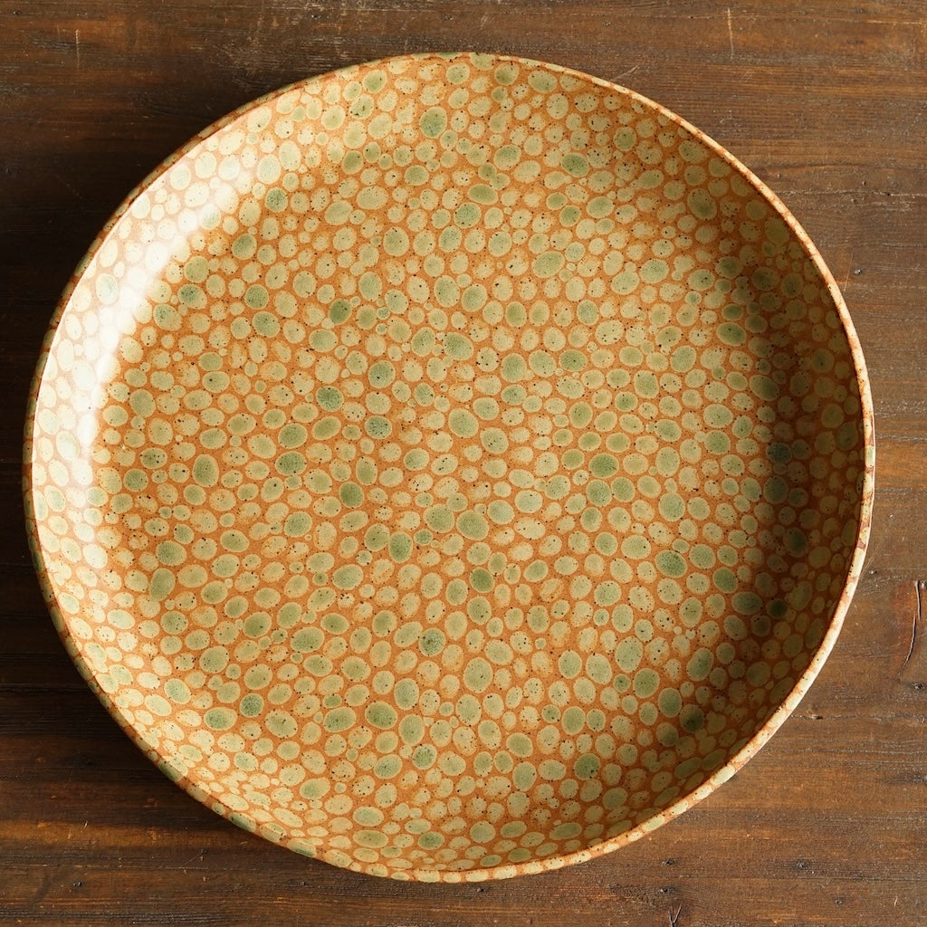 Autumn Dots Serving Platter #LK926A