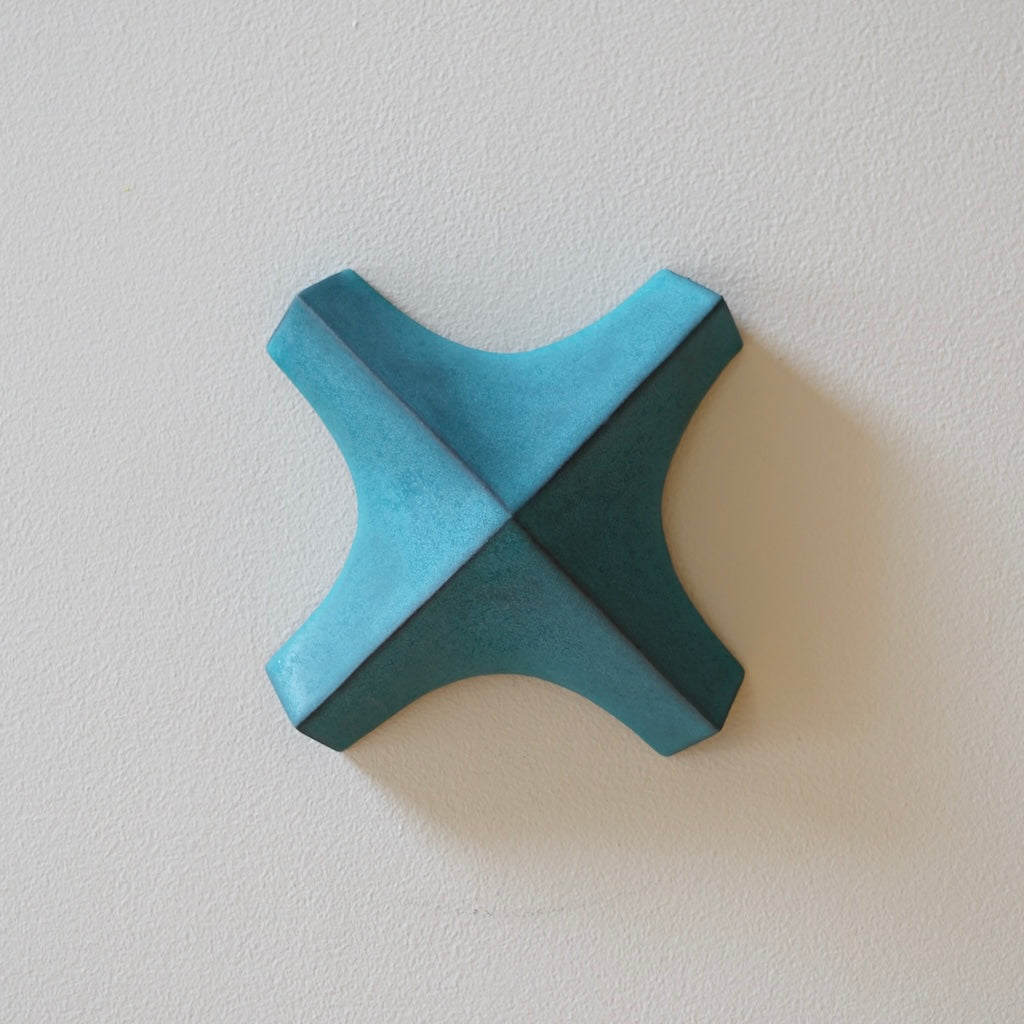 Blue Hanging Wall Vase #KT148