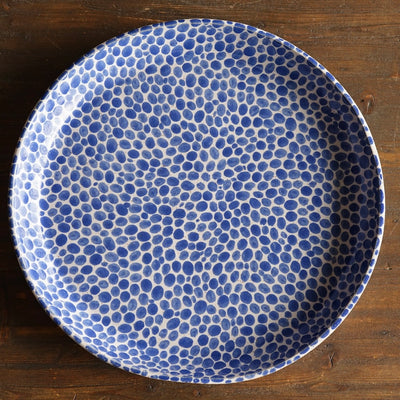 Blue Dots Serving Platter #LK926C