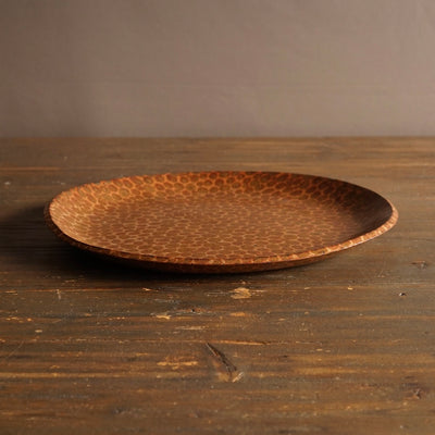 Brown Dots Dinner Plate #LK927C