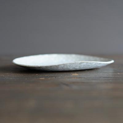 White Dots Medium Plate #LK878A