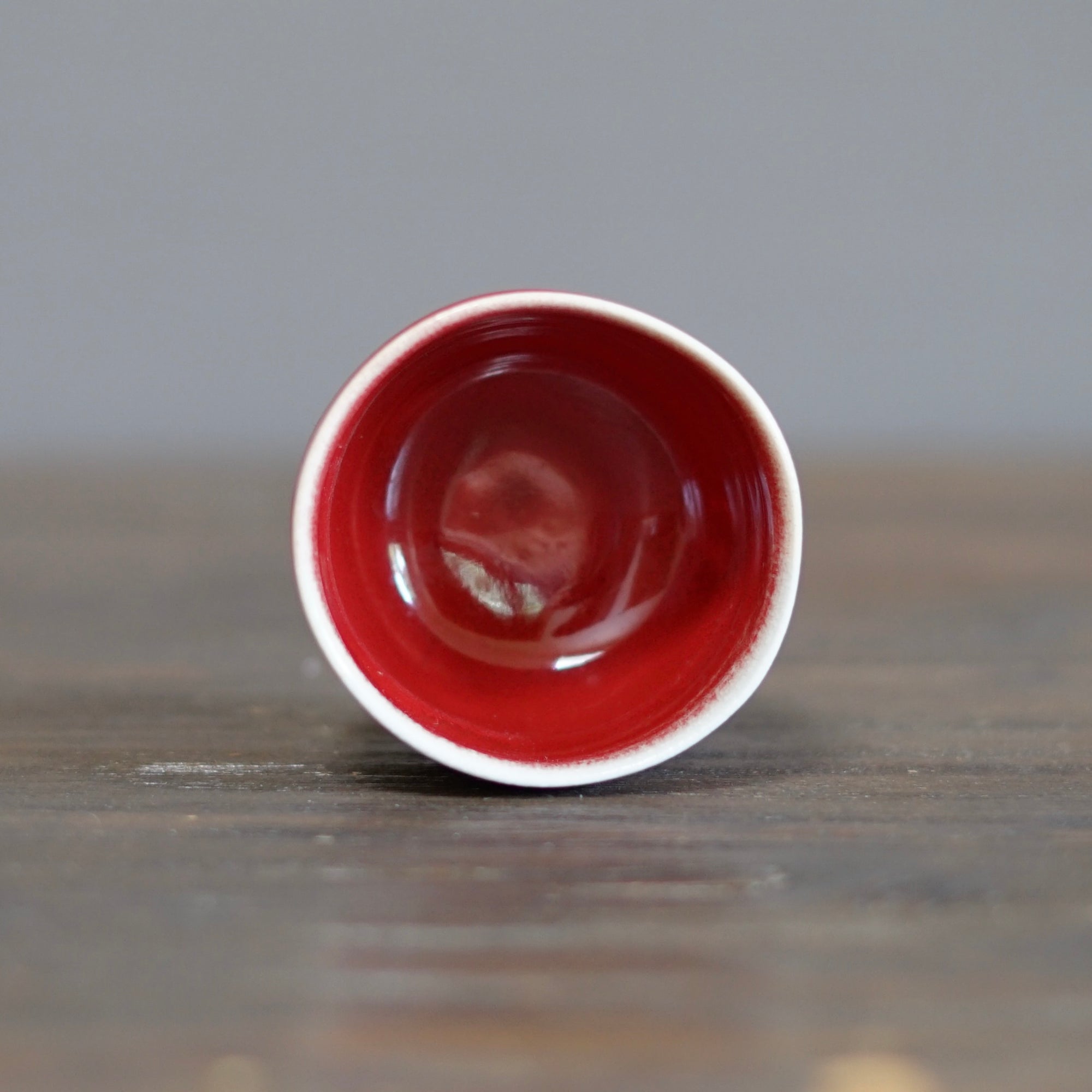 Red GUINOMI Sake Cup #SY633