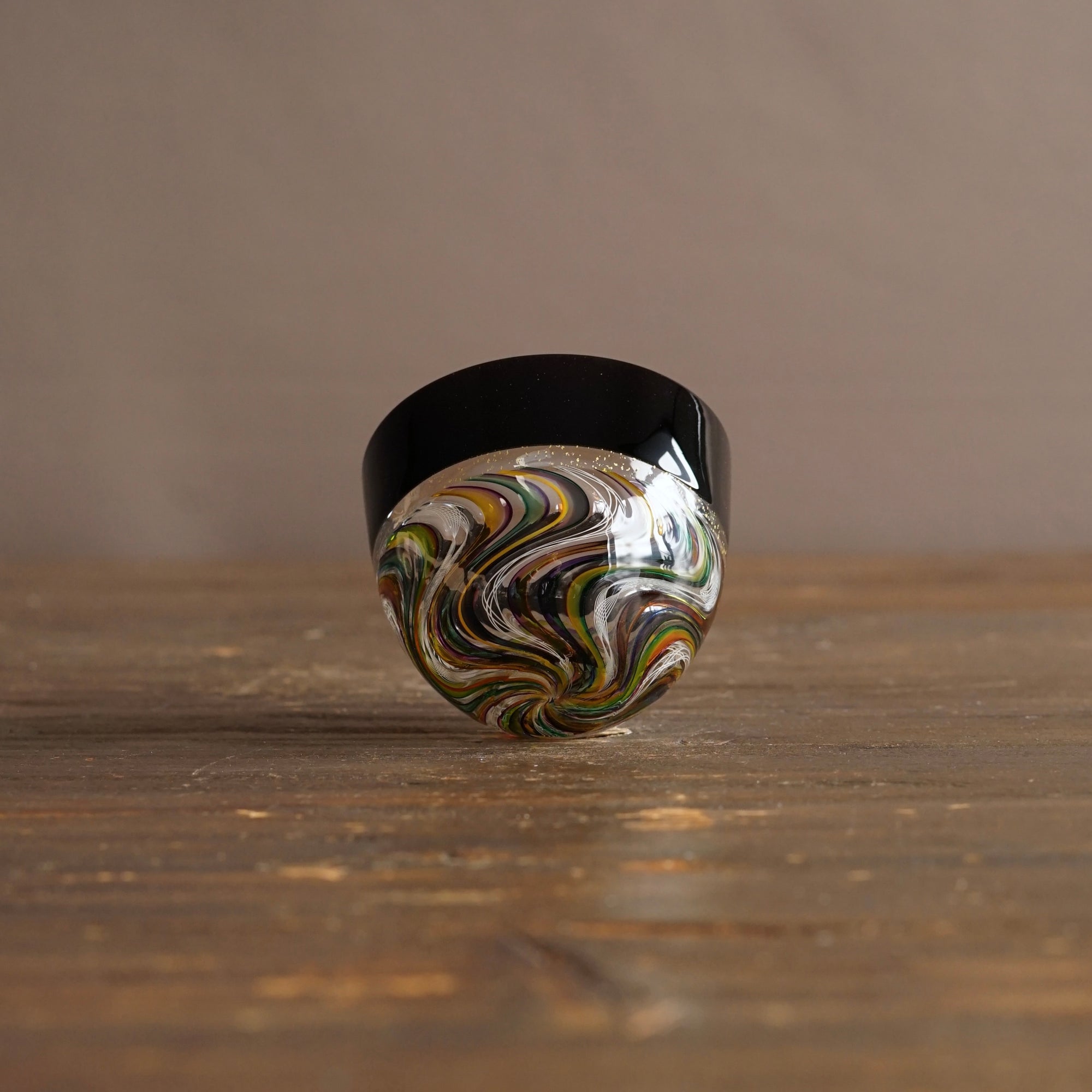Rainbow Wave Lace GUINOMI Sake Cup #NS40