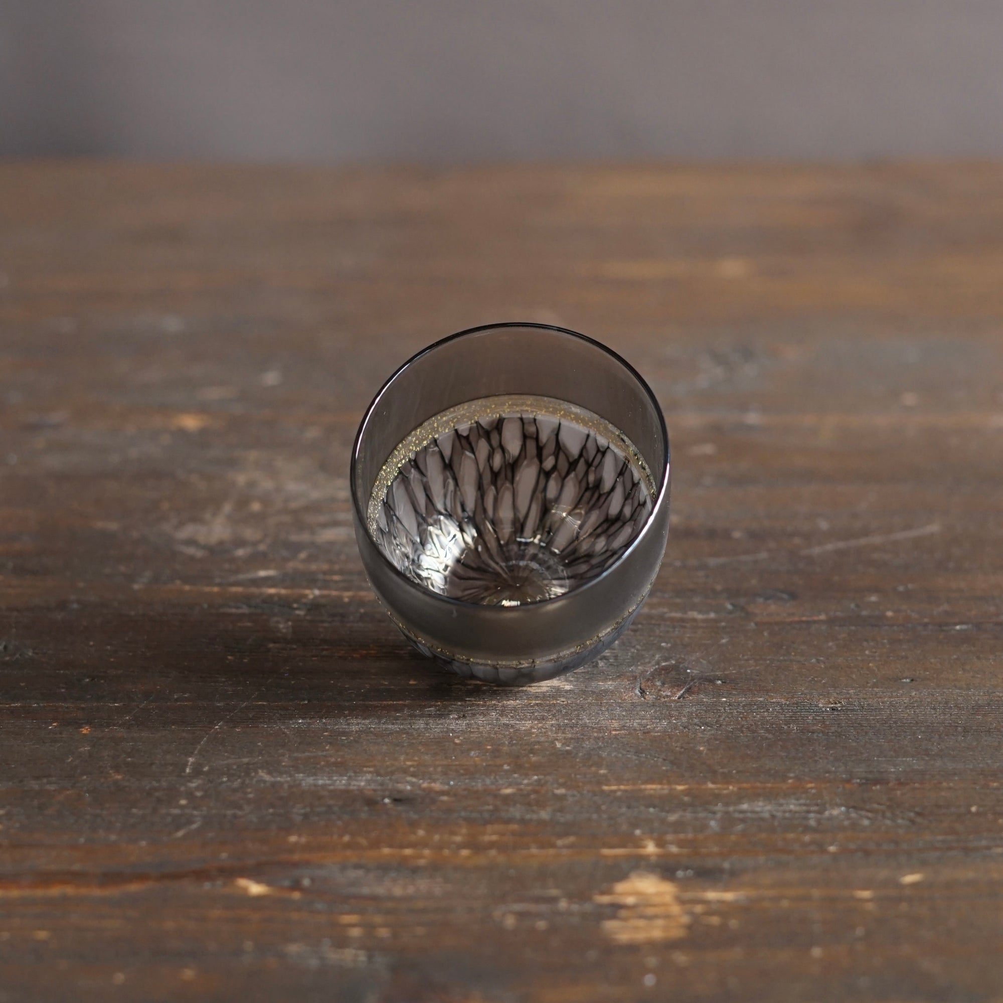 Multifaceted Black GUINOMI Sake Cup #NS43
