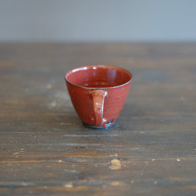 Wood Fired Red Mug Cup #SY294B