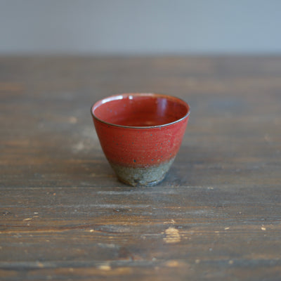 Wood Fired Red Mug Cup #SY294B