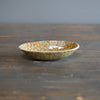 Brown Dots Small Oval Plate #LK831C