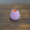 Lavender / Orange Mini Dino Vase #JT371G