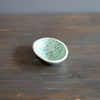 Green Dots Small Oval Plate #LK832C