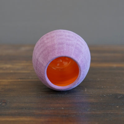 Mini Dino Vase Lavender / Orange #JT342