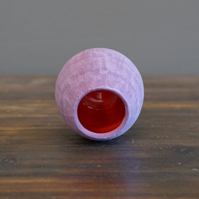 Mini Dino Vase Lavender / Red #JT341