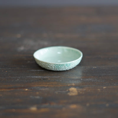 Turquoise Caviar Shallow Dish #LK864D