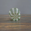 Green / White Lace Glass Tumbler #U1M