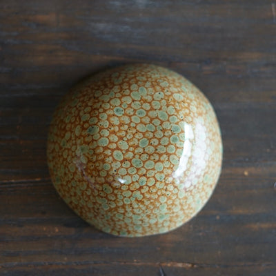 Brown Dots Fruit Bowl #LK829B