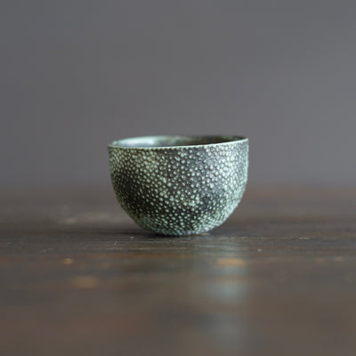 Green and Black Caviar Small Cup #LK863G